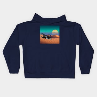 Vhs desert Kids Hoodie